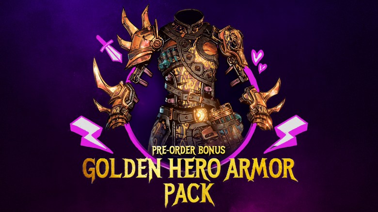 Tiny Tina's Wonderlands - Golden Hero Armor Pack Epic Games CD Key $4.5