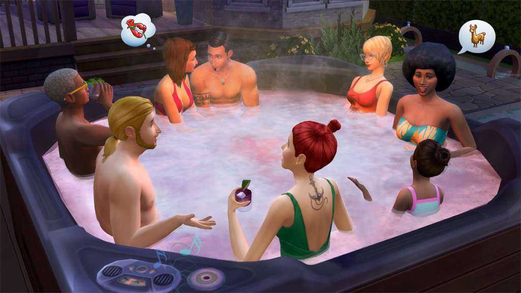 The Sims 4 Bundle: Spa Day & Perfect Patio Stuff Expansion Pack Origin CD Key $22.58