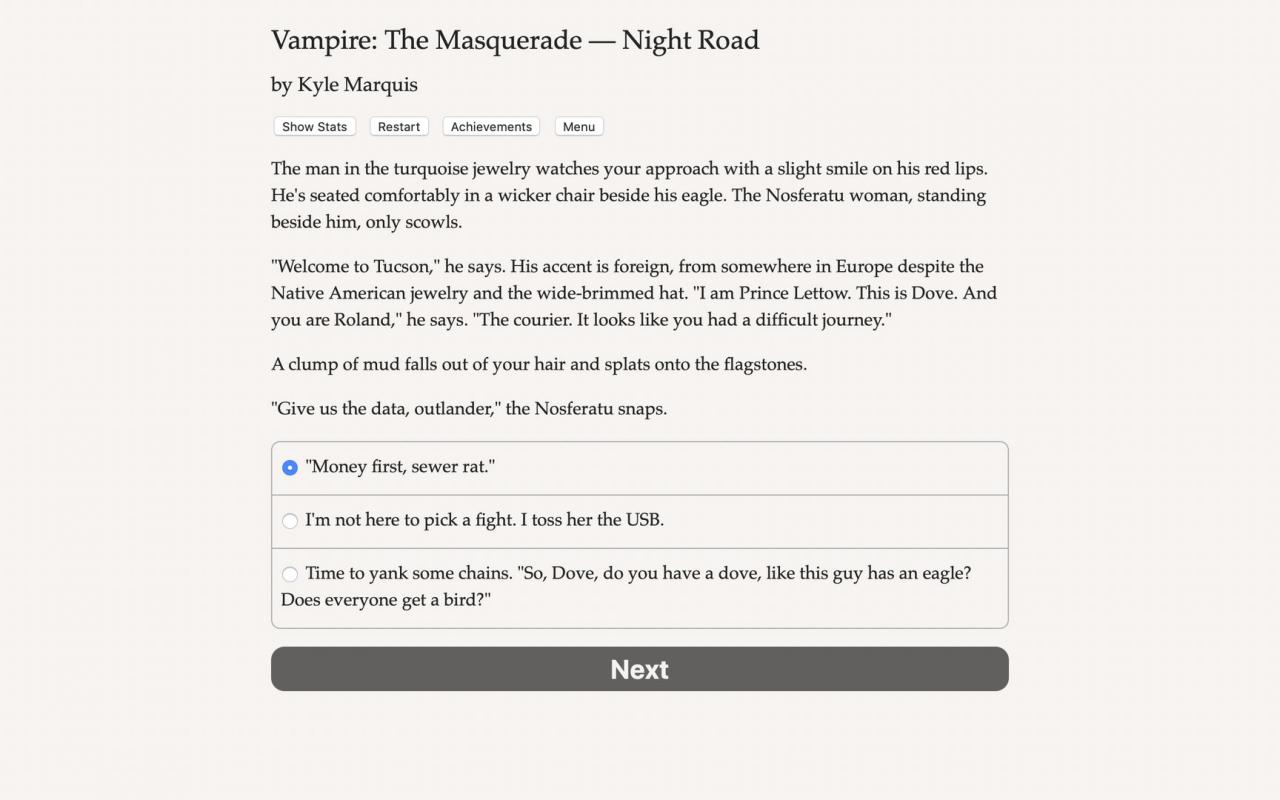 Vampire: The Masquerade - Night Road Steam CD Key $10.21