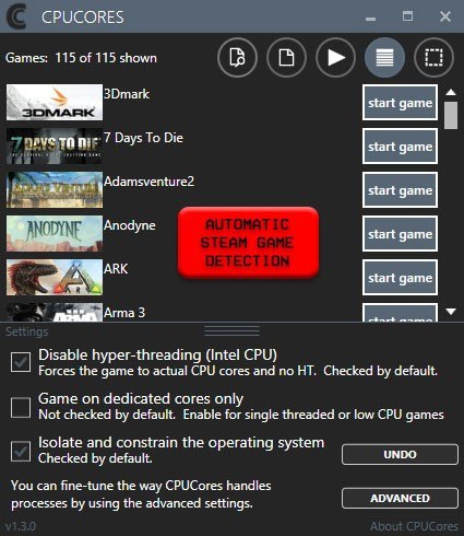 CPUCores :: Maximize Your FPS Steam Altergift $18.26