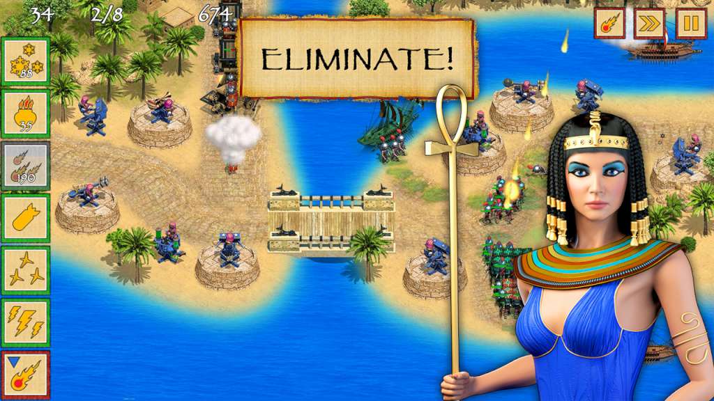 Defense of Egypt: Cleopatra Mission Steam CD Key $0.5