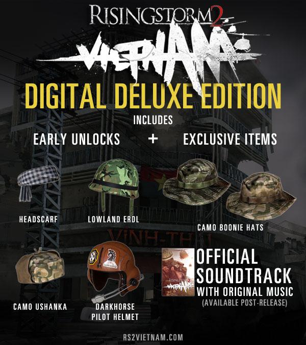 Rising Storm 2: Vietnam - Digital Deluxe Edition Upgrade DLC RU Steam CD Key $4.8