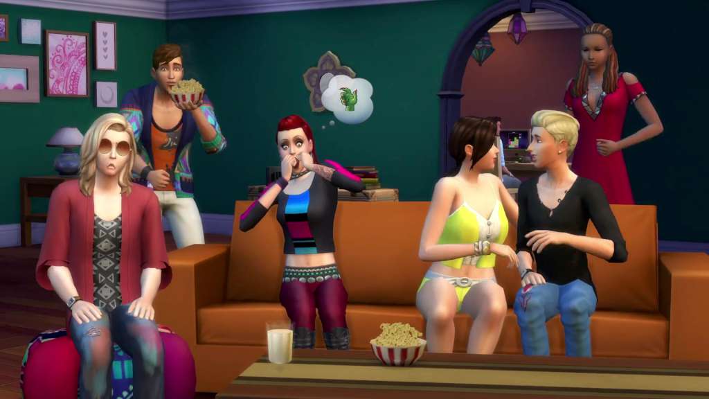 The Sims 4 - Movie Hangout Stuff DLC EU XBOX One CD Key $9.59