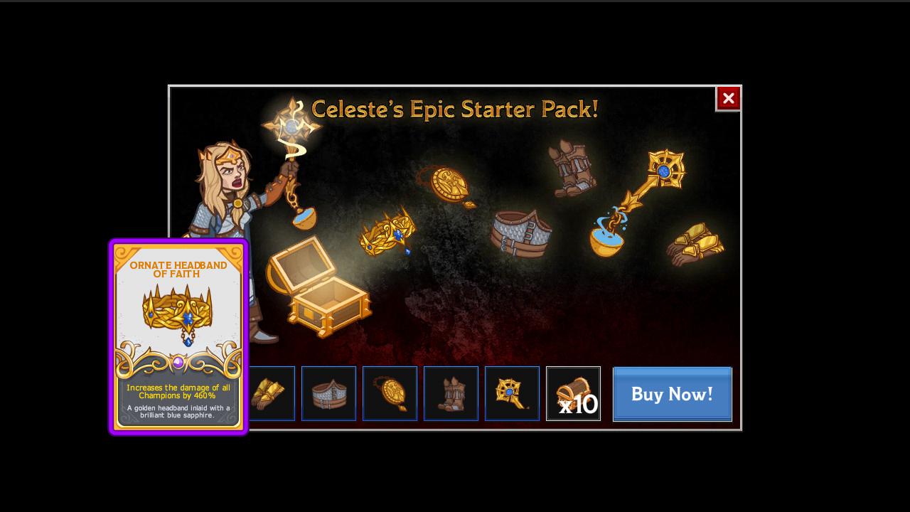 Idle Champions of the Forgotten Realms - Celeste's Starter Pack DLC Steam CD Key $0.43