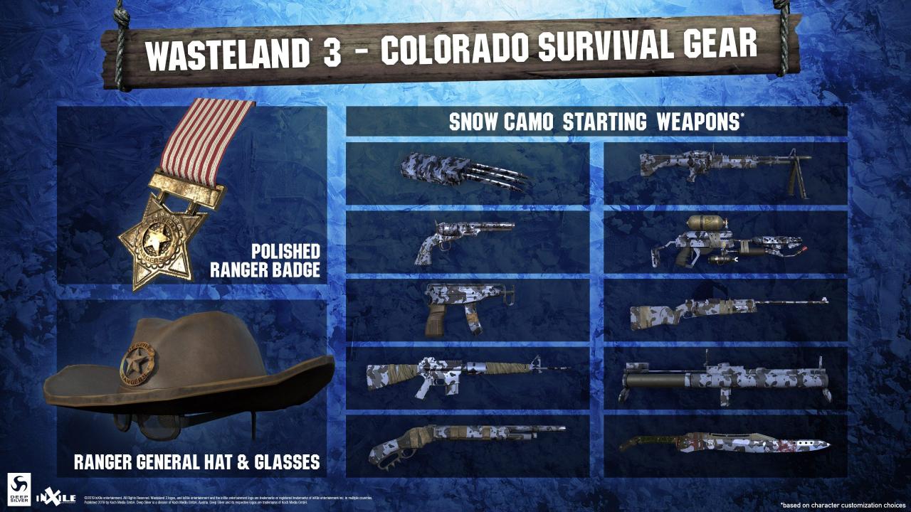 Wasteland 3 - Colorado Survival Gear DLC Steam CD Key $1.63