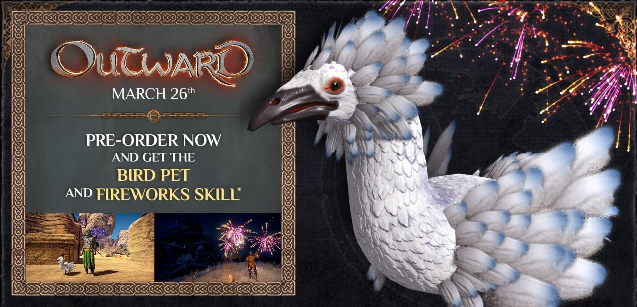 Outward - Pearl Bird Pet and Fireworks Skill DLC Steam CD Key $1.67