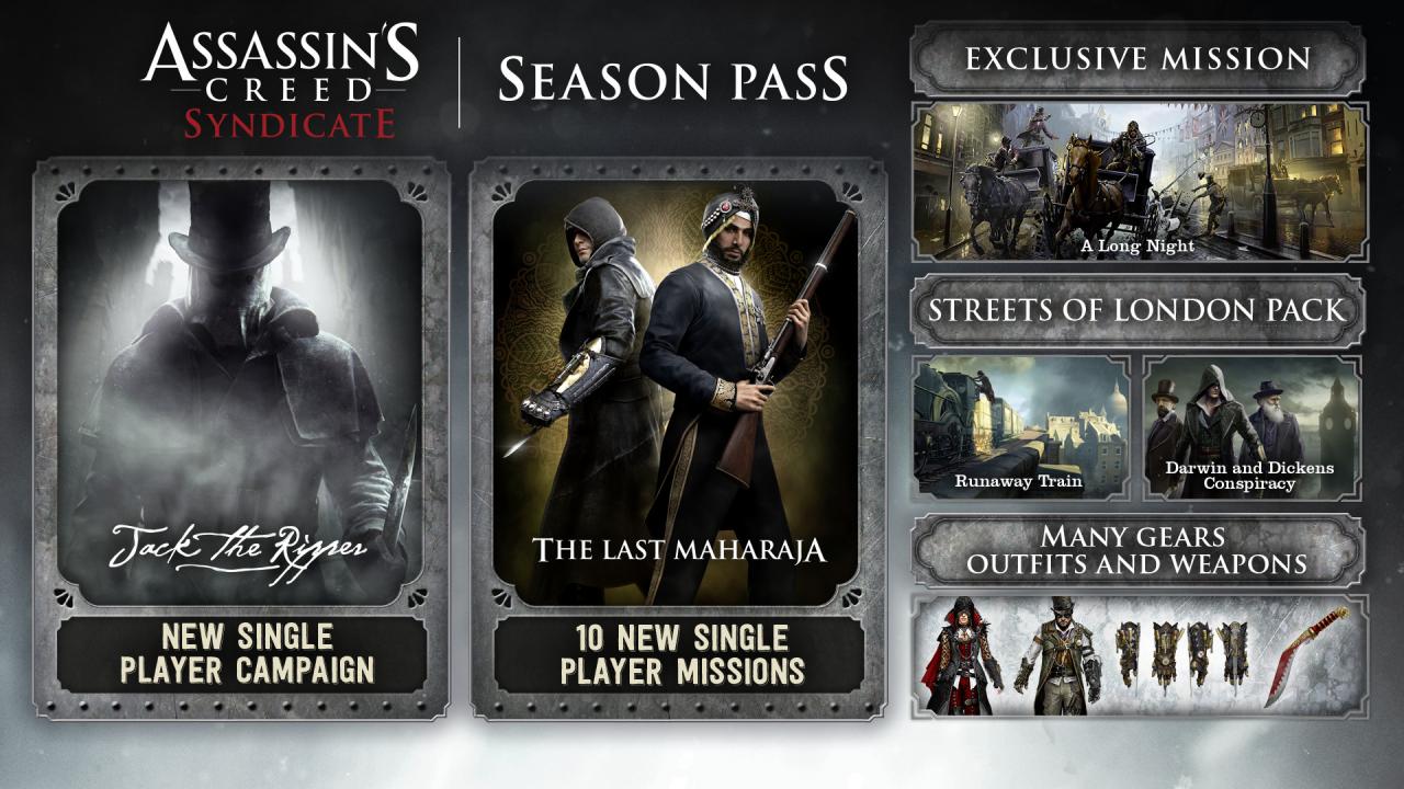 Assassin's Creed Syndicate - Season Pass Ubisoft Connect CD Key $7.9