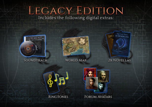 Torment: Tides of Numenera - Legacy Edition Upgrade DLC Steam CD Key $32.76