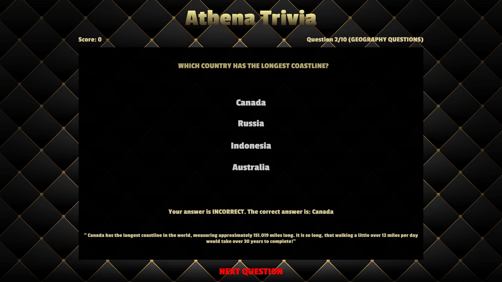 Athena Trivia Steam CD Key $0.37