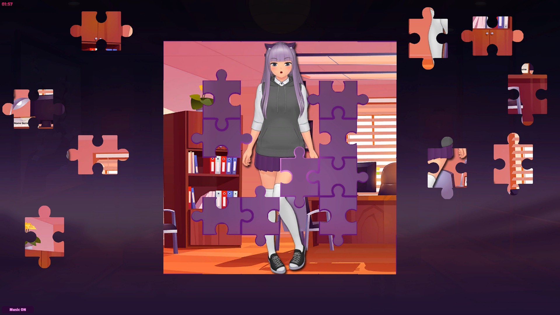 Anime Jigsaw Girls - Office Steam CD Key $0.5