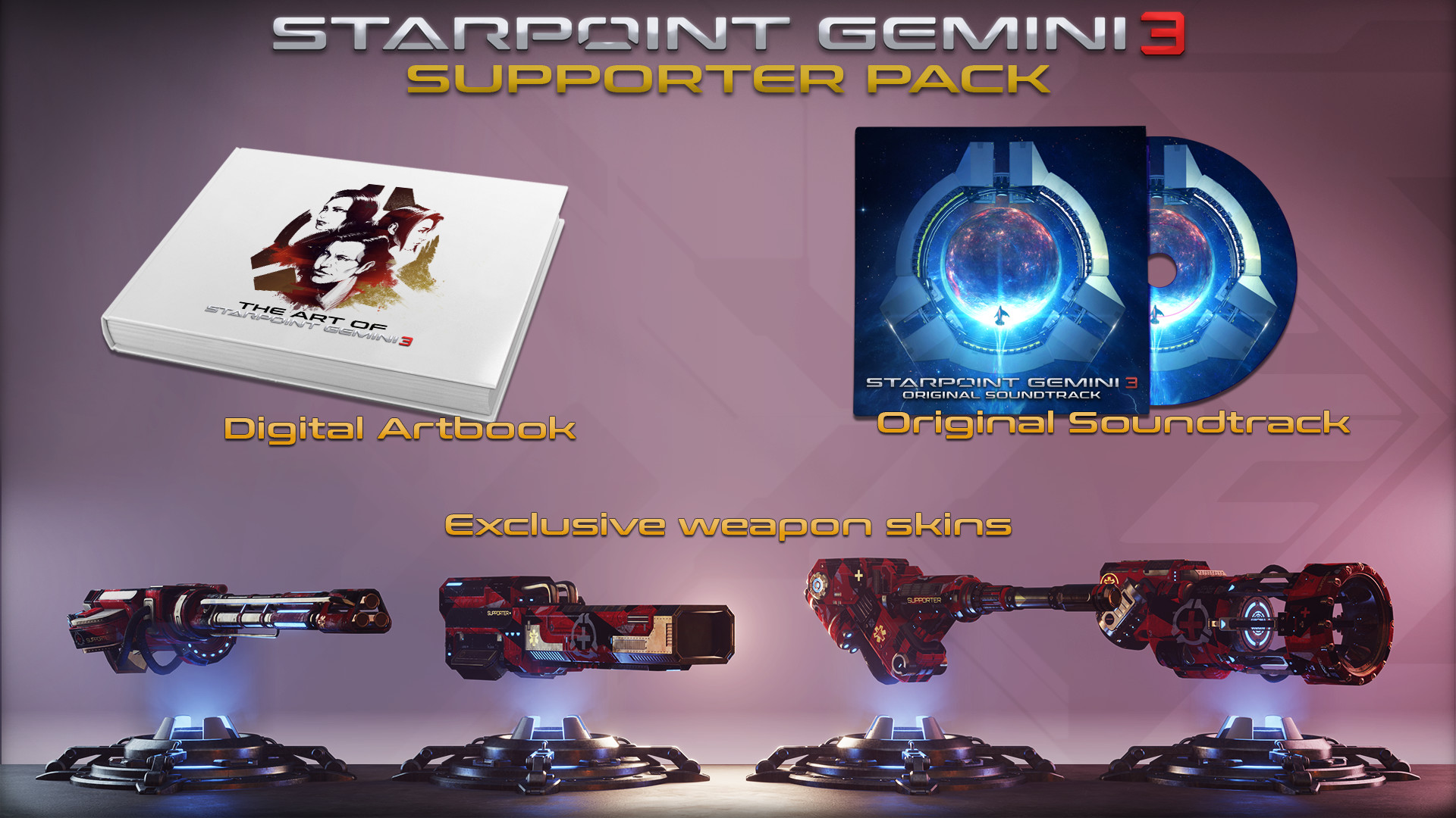 Starpoint Gemini 3 - Supporter Pack DLC Steam CD Key $0.89