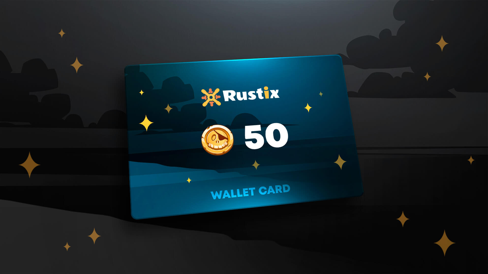 Rustix.io 50 USD Wallet Card Code $56.5