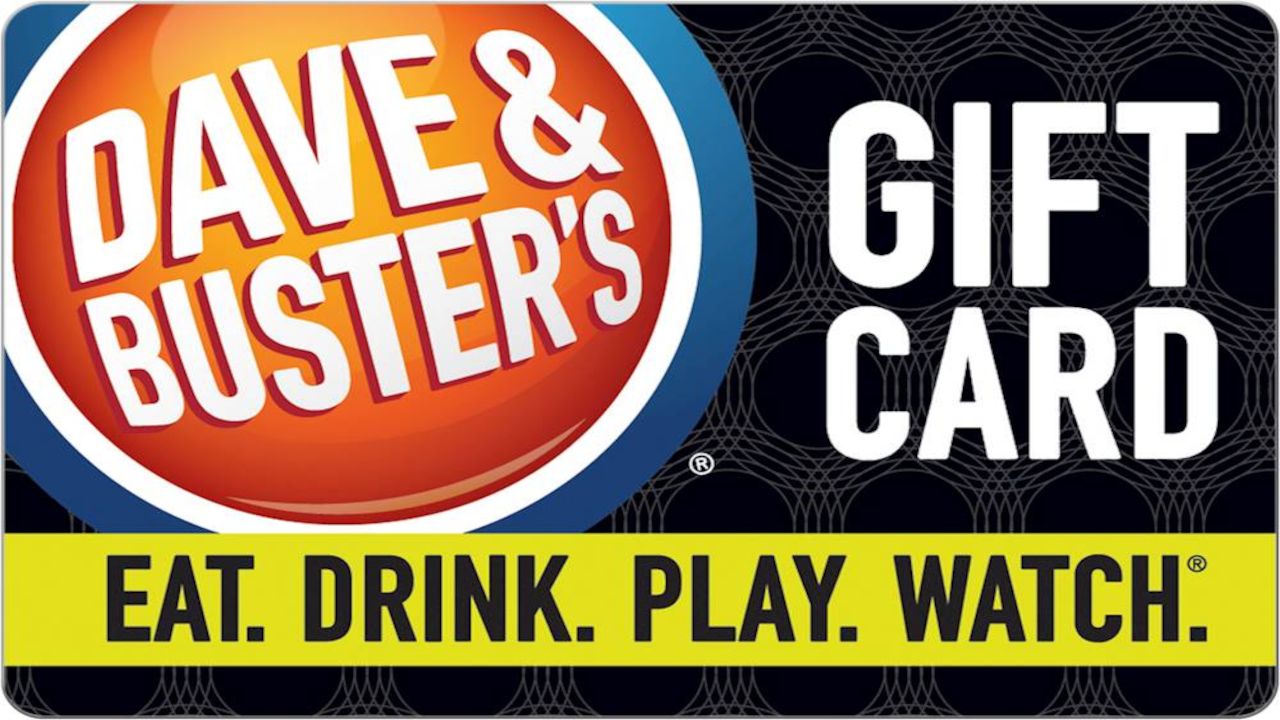 Dave & Buster's $2 Gift Card US $1.69