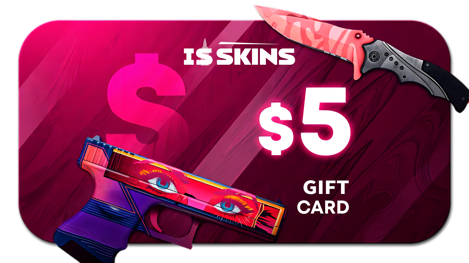 ISSKINS $5 Gift Card $5.29