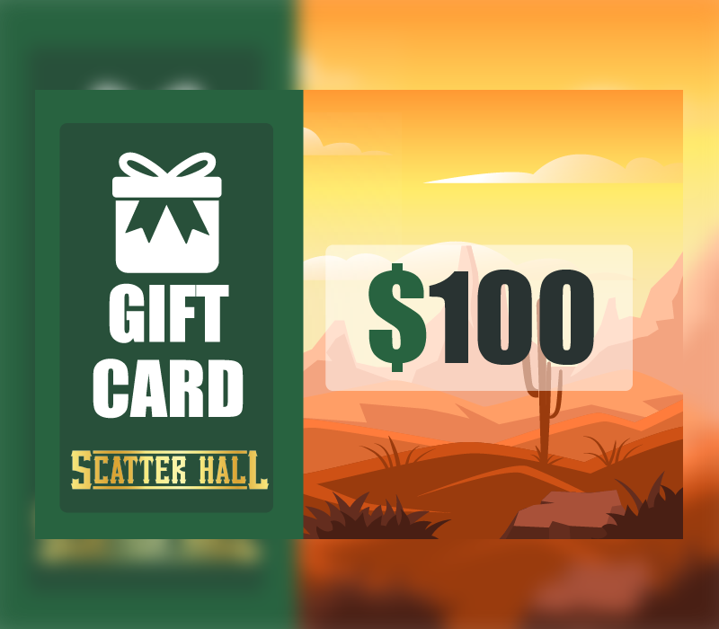 Scatterhall - $100 Gift Card $122.21
