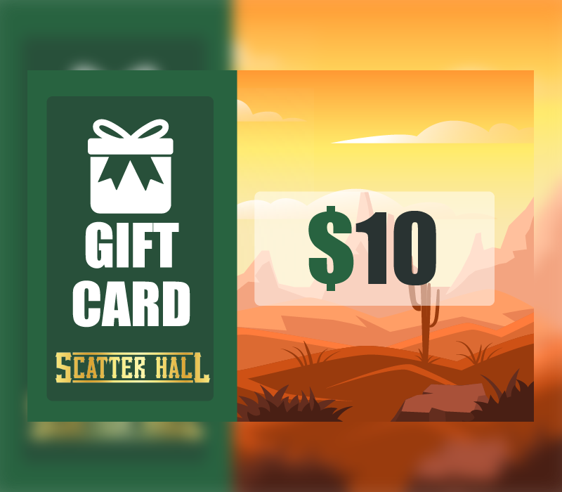 Scatterhall - $10 Gift Card $12.37