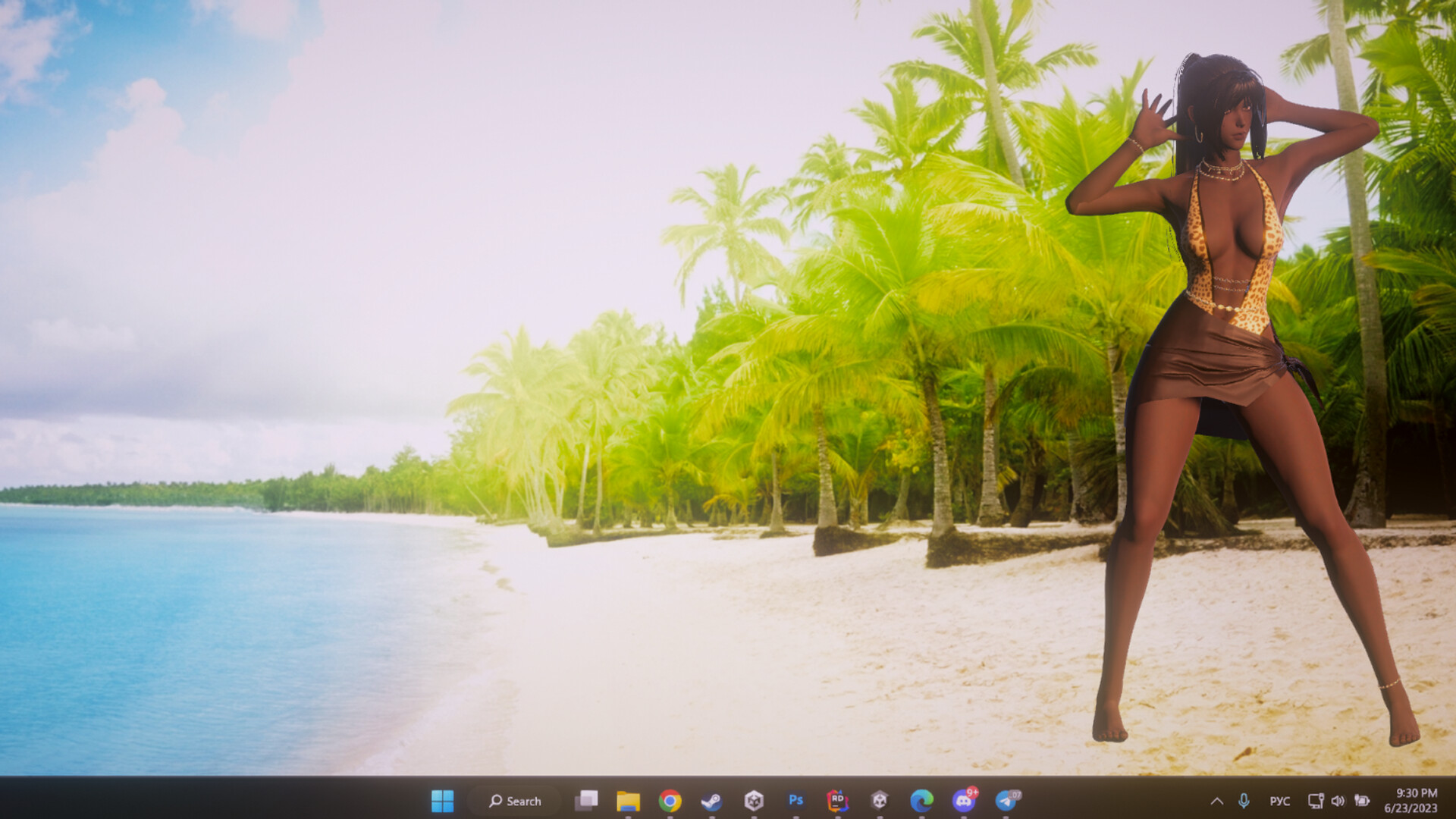 Desktop Beach Girls - 18+ DLC Steam CD Key $2.45