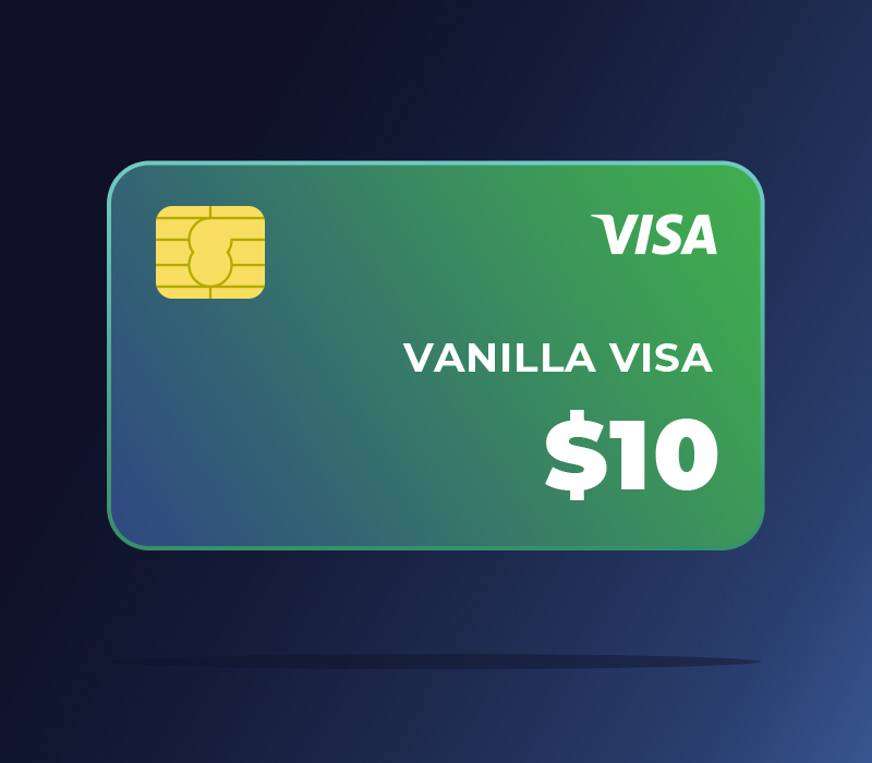 Vanilla VISA $10 US $12.92