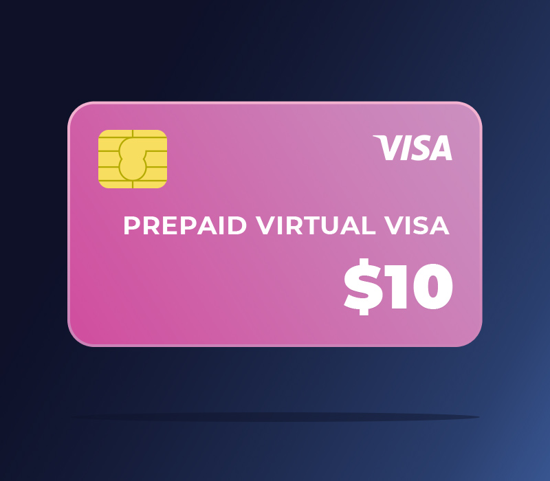Prepaid Virtual VISA $10 $12.92