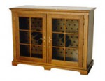 OAK Wine Cabinet 129GD-T Peti ais <br />61.00x112.00x146.00 sm