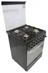 Fresh 60x60 ITALIANO black Kitchen Stove <br />60.00x85.00x60.00 cm