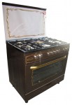 Fresh 90x60 NEW JAMBO brown st.st. top Кухонная плита <br />60.00x85.00x90.00 см