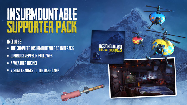 Insurmountable - Supporter Pack DLC Steam CD Key $5.64
