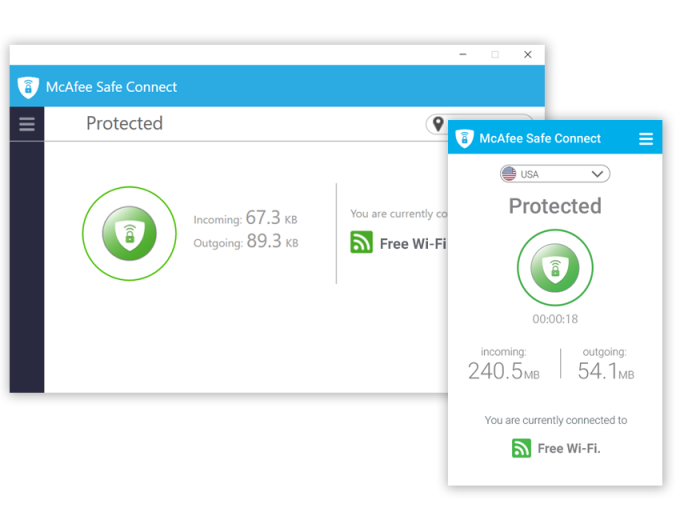 McAfee Safe Connect VPN (1 Year / 5 Devices) $19.75