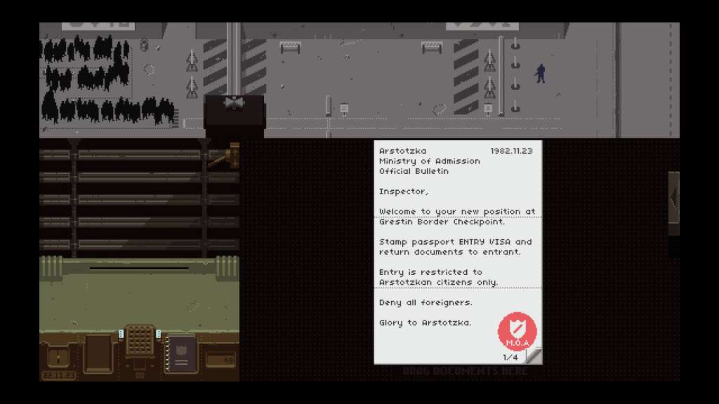 Papers, Please Steam Gift $26.78