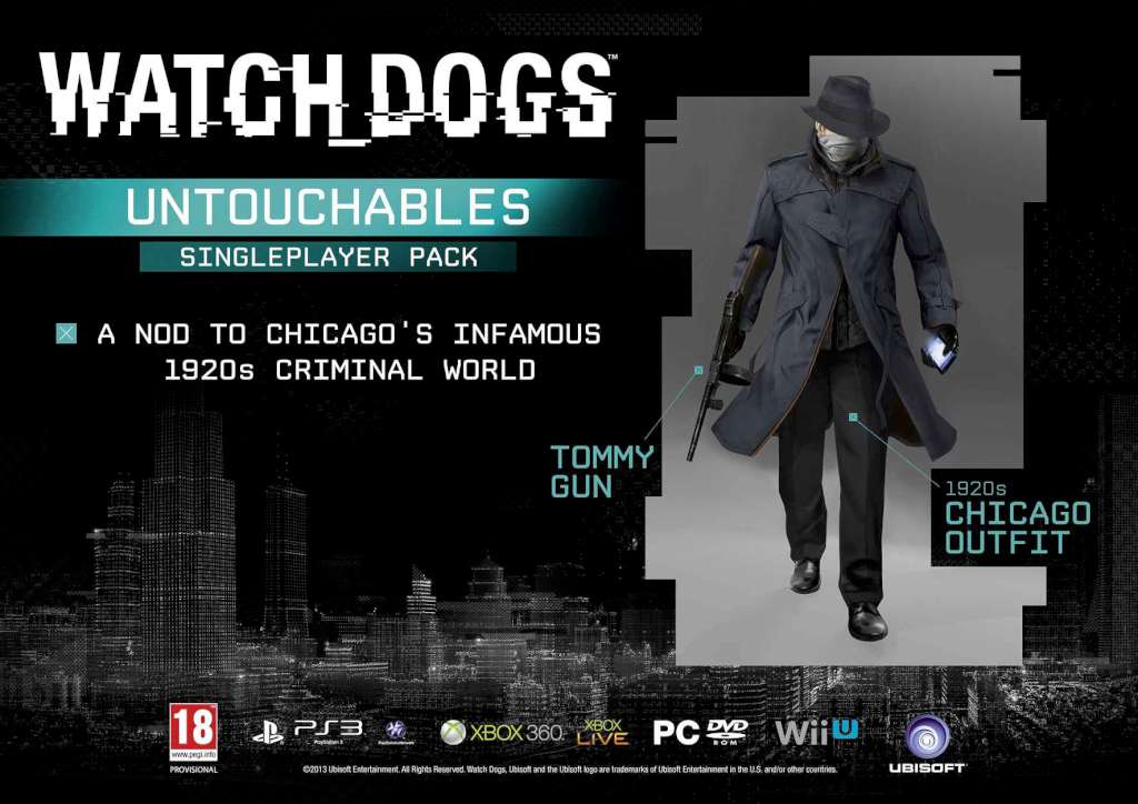 Watch Dogs - Untouchables, Club Justice and Cyberpunk Packs DLC EU Ubisoft Connect CD Key $1.57
