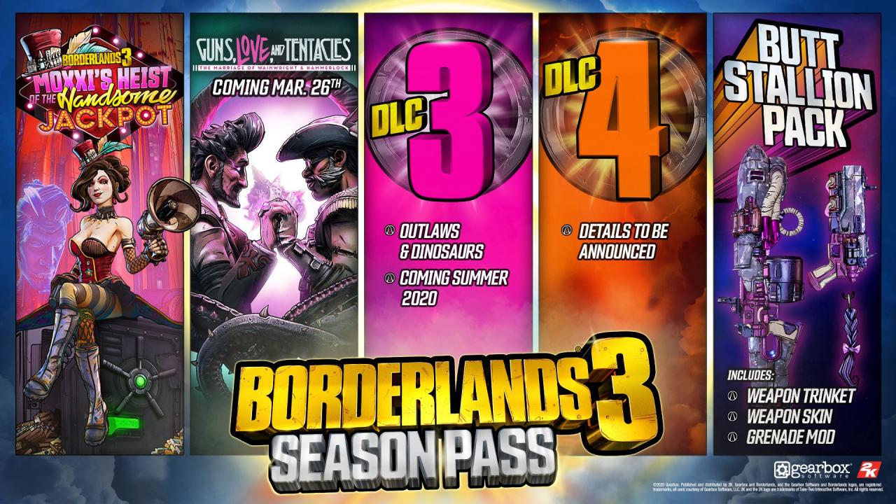 Borderlands 3 - Season Pass DLC EU Steam CD Key $12.68