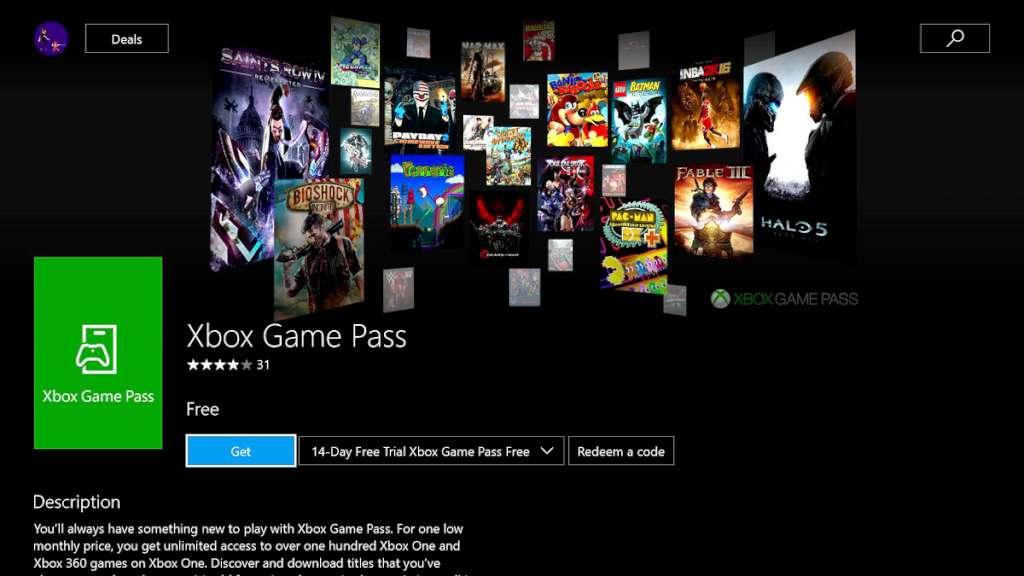 Xbox Game Pass for PC - 1 Month Trial Windows 10/11 PC CD Key (ONLY FOR NEW ACCOUNTS, valid for a week after purchase) $1.8