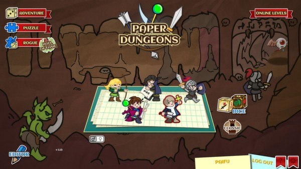 Paper Dungeons Steam CD Key $1.36