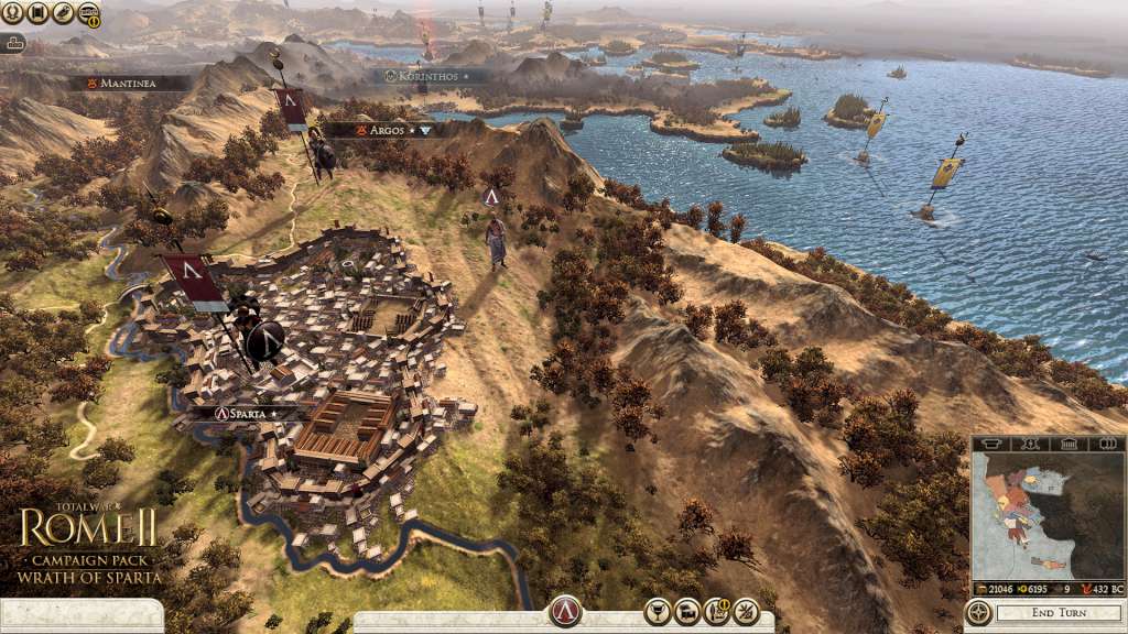 Total War: ROME II - Wrath of Sparta DLC Steam CD Key $7.24