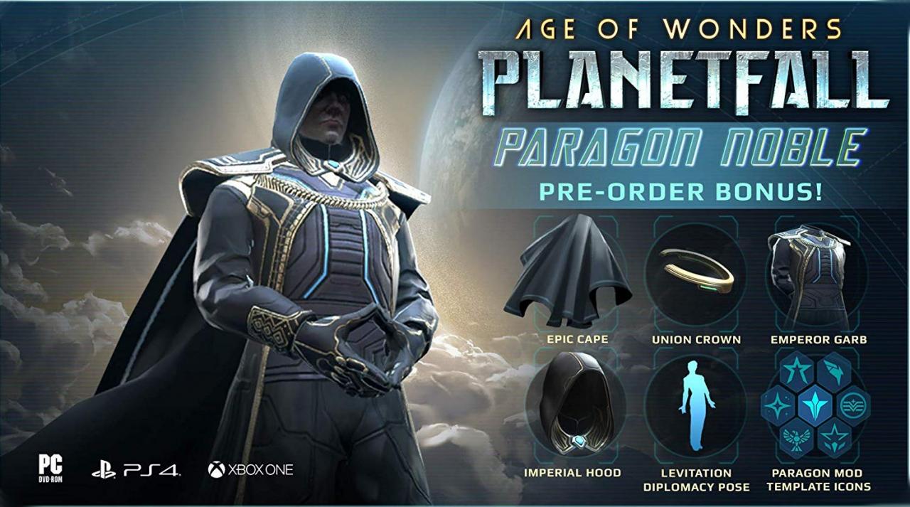 Age of Wonders: Planetfall - Paragon Set DLC Steam CD Key $11.28