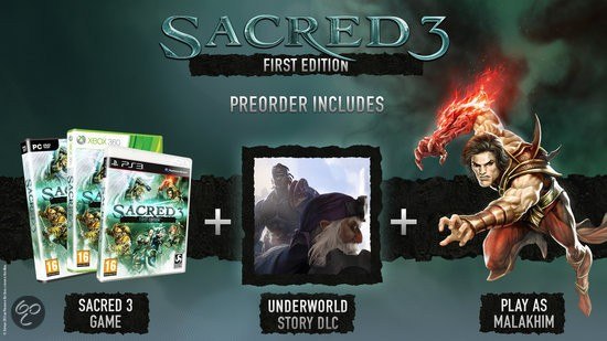 Sacred 3 First Edition EU Steam CD Key $2.24