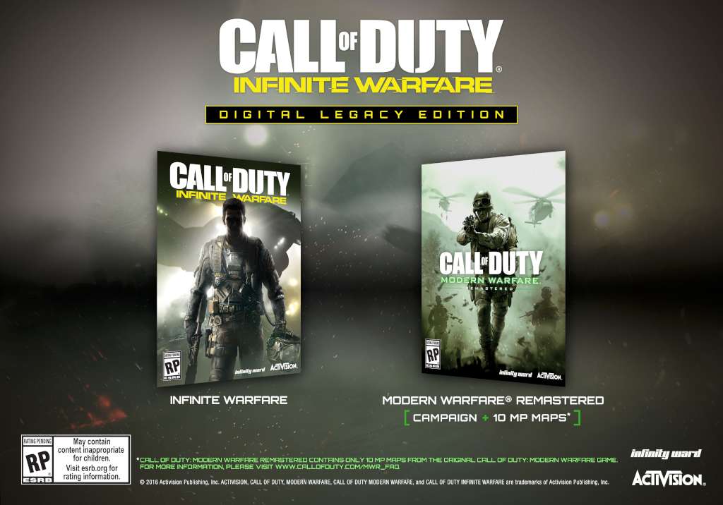 Call of Duty: Infinite Warfare Legacy Edition NA Steam CD Key $68.2