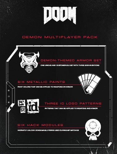 Doom - Demon Multiplayer Pack DLC US XBOX One CD Key $3.38
