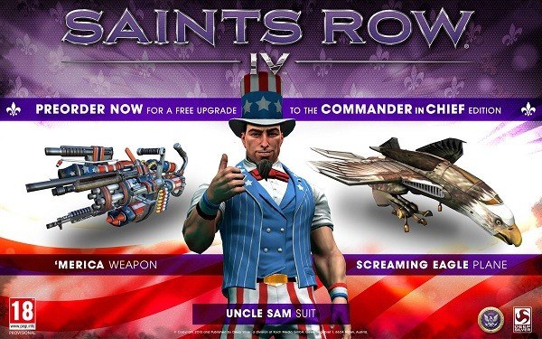 Saints Row IV Commander in Chief Edition Steam CD Key $6.77