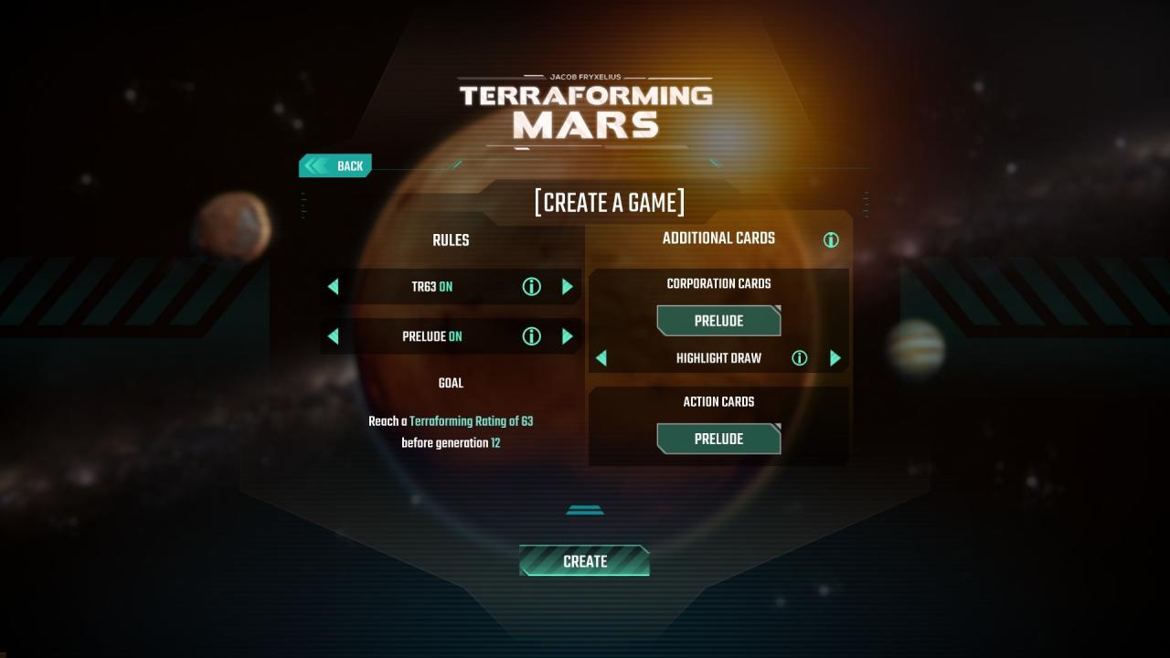 Terraforming Mars - Prelude DLC Steam CD Key $2.54