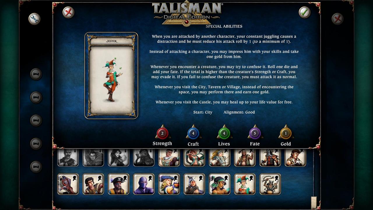 Talisman - Character Pack #12 - Jester DLC Steam CD Key $0.86