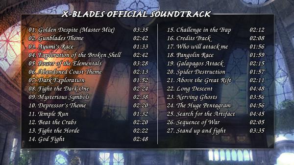 X-Blades - Soundtrack DLC Steam CD Key $0.55
