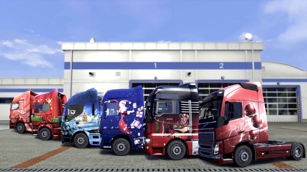 Euro Truck Simulator 2 - Christmas Paint Jobs Pack Steam CD Key $1.12