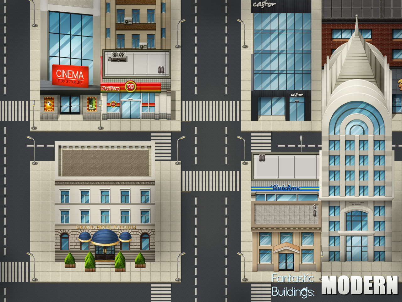 RPG Maker VX - Ace Fantastic Buildings: Modern DLC EU Steam CD Key $5.07