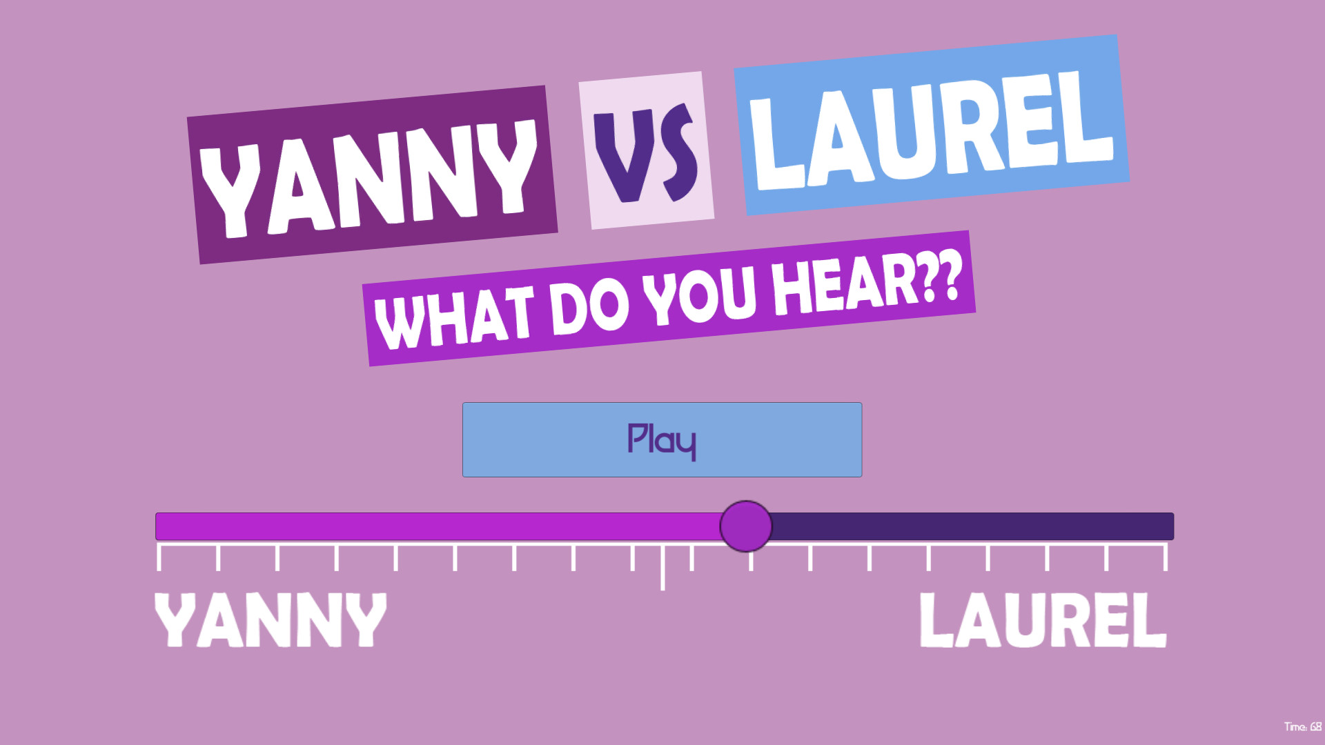 What do you hear?? Yanny vs Laurel Steam CD Key $0.75