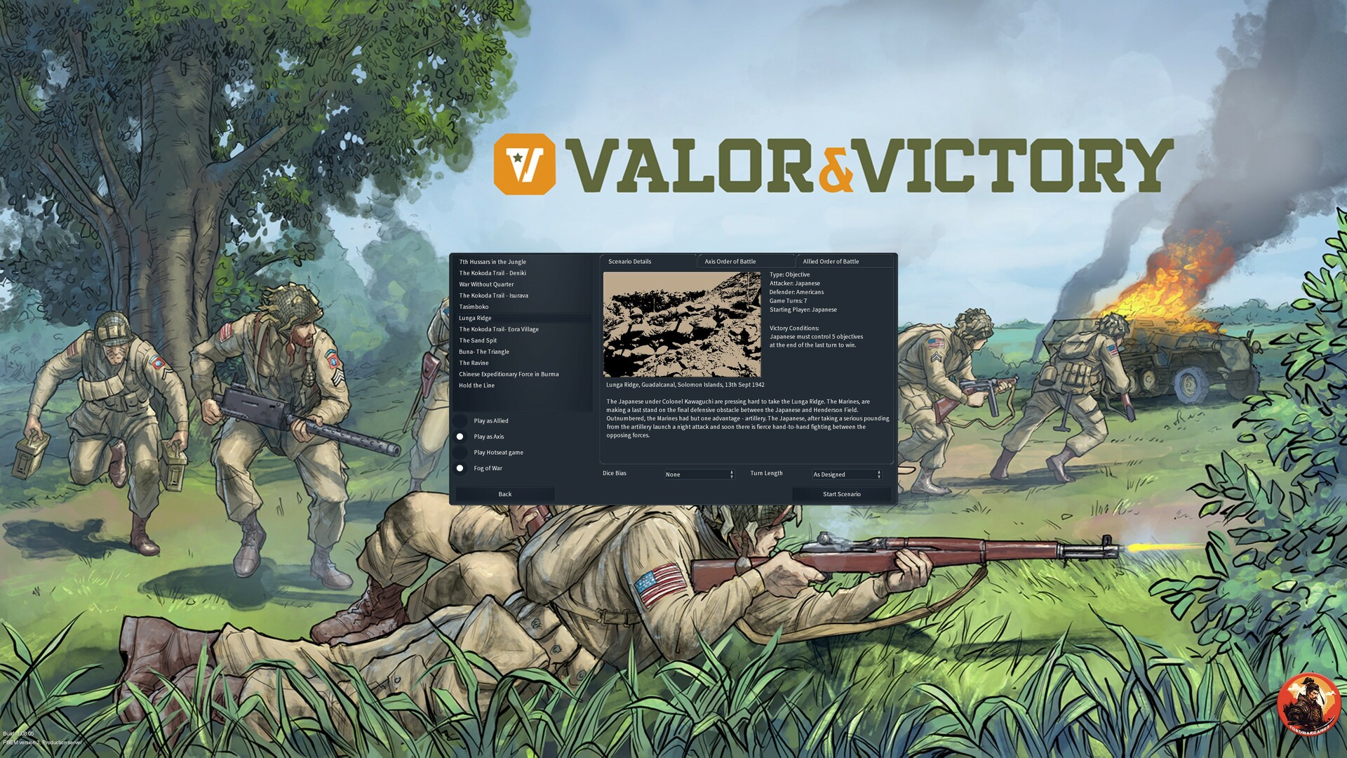 Valor & Victory - Pacific DLC Steam CD Key $10.14