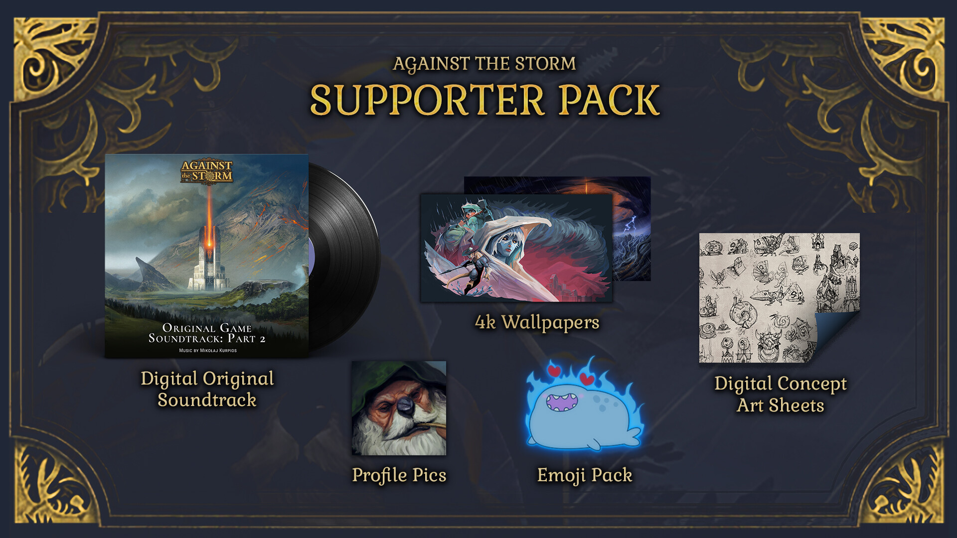 Against the Storm - Supporter Pack DLC Steam CD Key $7.74