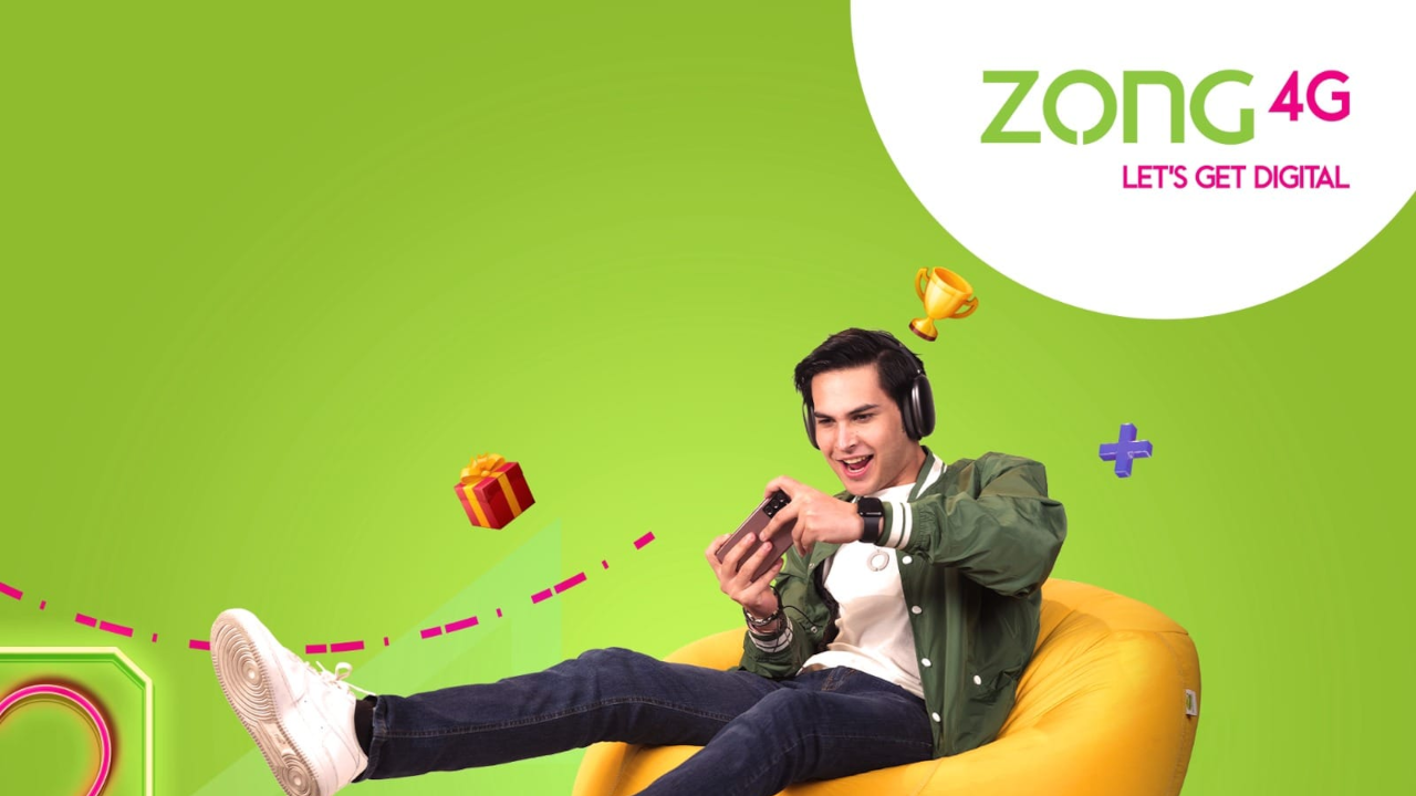 Zong 165 PKR Mobile Top-up PK $1.25