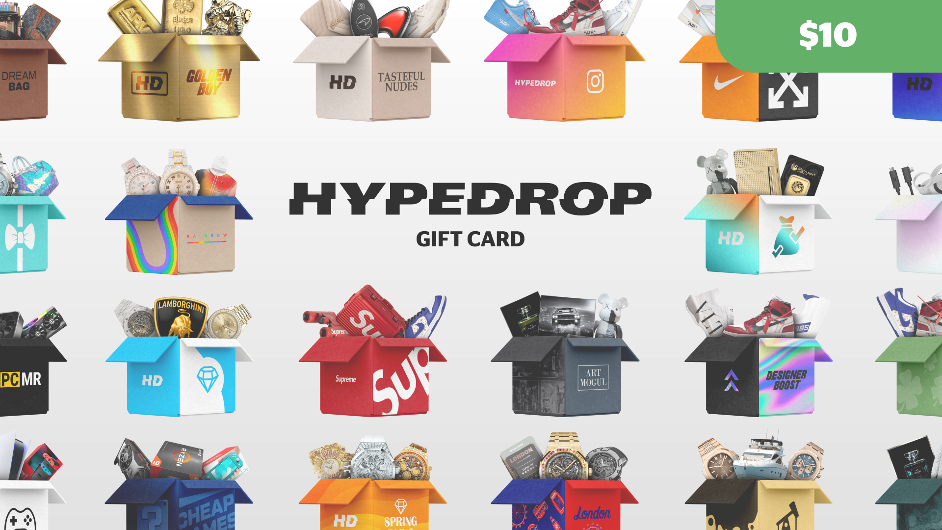 10$ HypeDrop Gift Card 10 USD Prepaid Code $12.17