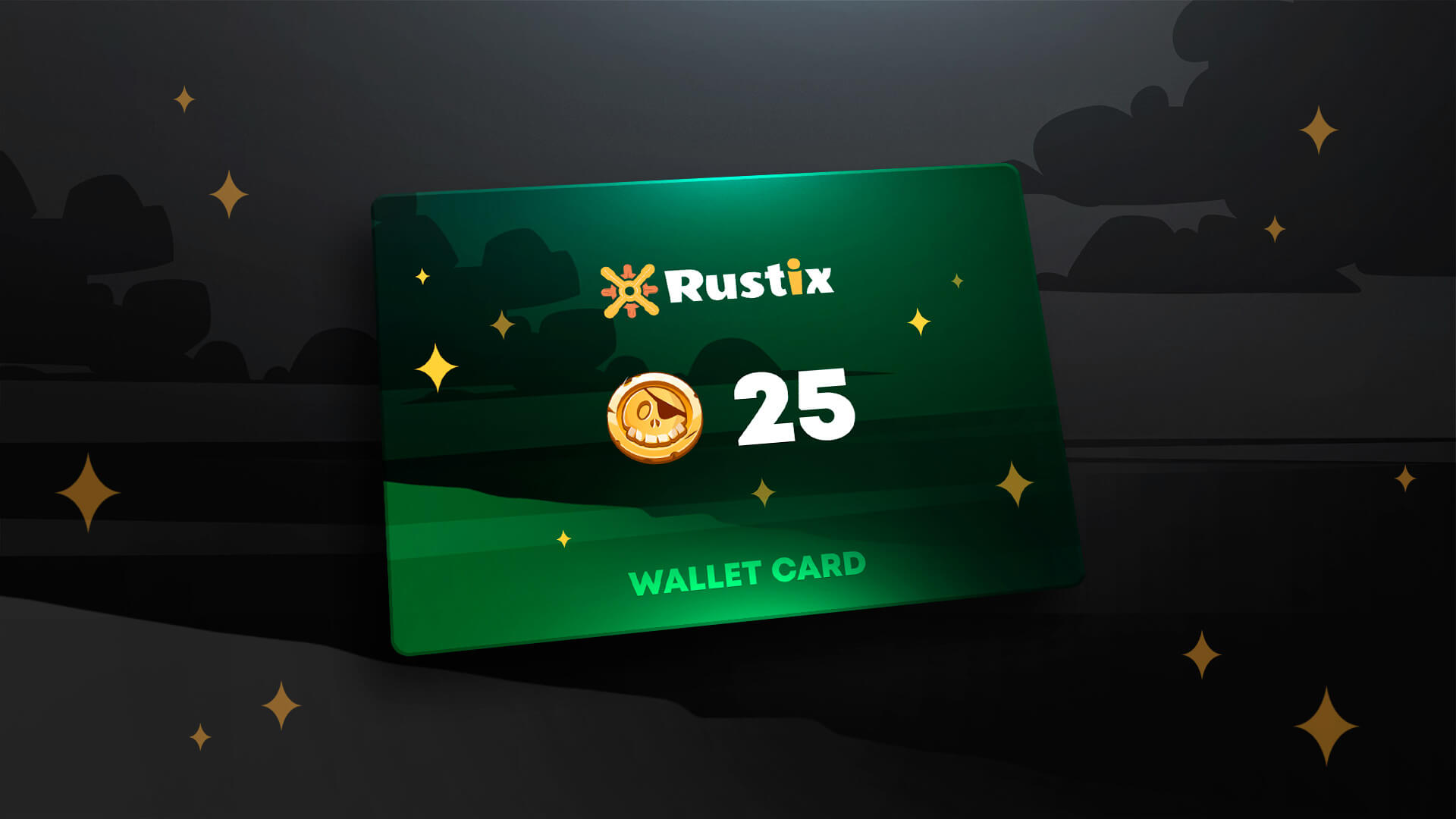 Rustix.io 25 USD Wallet Card Code $28.25